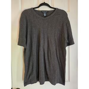 Kenneth Cole Reaction Men's Dark Gray Ribbed T-Shirt Size XL NWT